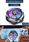 Resim The Wlue Kablolu Mıknatıslı Rgb Cep Telefonu Güçlü Soğutma Fanı Telefon Hava Soğutucu 