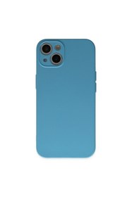Resim artlab Art İphone 13 Mini Kılıf Nano İçi Kadife Silikon - Mavi Lab 