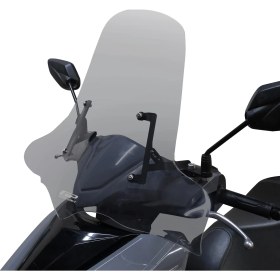 Resim GP Kompozit RKS VRS 125 2023-2025 Uyumlu Elcikli Ön Cam Füme 50 cm 