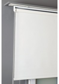 Resim Mat Beyaz Kumaş Kaliteli Kalın Güneşlik Stor Perde 