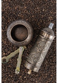 Resim Gaziantep Otantik Kahve Değirmeni Baharat Değirmeni Yük:18cm Eni:6,0cm Ağırlık:450gr 