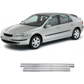 Resim Renault Laguna 2 Krom Cam Çıtası Seti 4 Kapı 2003 - 2008 