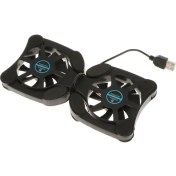Resim Beloving USB Katlanır 2 Fan Dizüstü Bilgisayar Soğutma Soğutucu Pedi(Yurt Dışından 