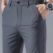 Resim Erkekler için Bahar ve Yaz için Uzun Pantolon, Cep ve Nakışlı, Rahat ve Nefes Alabilen, Dış Mekan Aktiviteleri ve Günlük Gezintiler için Uygun, Hızlı Kuruyan Pantolonlar. 