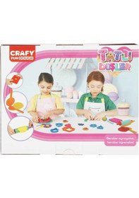 Resim Mey İthalat Crafy Tatlı Düşler Oyun Hamuru Seti 200 G 22 Parça Pembe 