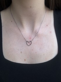 Resim Aşk Düğümü Silver Kolye 