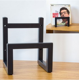 Resim MERZANA Metal Plaklık, Dergilik, Kitaplık, Plak Organizer 