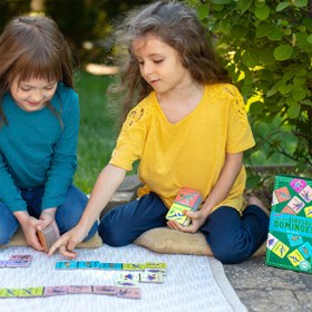 Resim Eeboo Shiny Domino Oyunu - Dinosaurs - 3 YAŞ VE ÜZERİ 