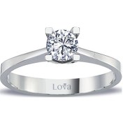 Resim Lova G Renk 0,45 Karat Pırlanta Tektaş Yüzük - Idl - 1070173 