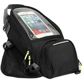 Resim Vkemall Moto Universal Manyetik Tank Çantası - 5l Su Geçirmez 3 Bölmeli, 32x18x7cm, 900d Dayanıklı Malzeme 