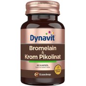 Resim Dynavit Bromelain - Krom Pikolinat Takviye Edici Gıda 60 Kapsül 