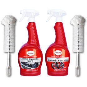 Resim uniland Jant Temizleyici Ve Motor Temizleme Spreyi 2'li Set 