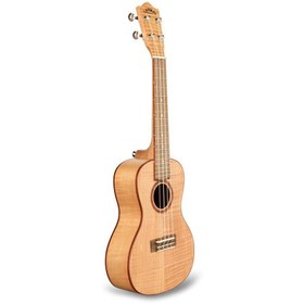 Resim Lanikai FM-C Flame Maple Concert Ukulele | Alevli Akçaağaç Parlak ve Net Ses 