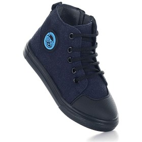 Resim Kiko Kids Kai Fermuarlı Erkek Bebek Günlük Bot Ayakkabı Lacivert Lacivert 