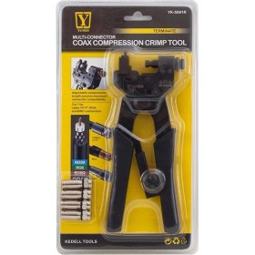 Resim Powermaster YesKit YK-5081R F/BNC/RCA Konektör Sıkma Pensesi 