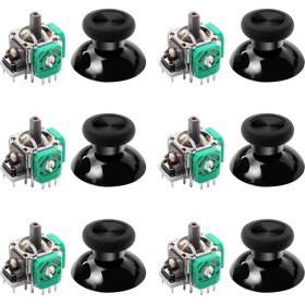 Resim Pop Konsol XBOX ONE Analog Motor ve Topuz Seti 6+6 XBOX ONE Kol Analog Tamir Seti Yedek Parça 