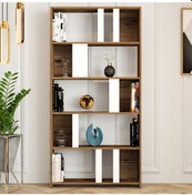 Resim Variant Variant Lima Kitaplık - Ceviz / Beyaz 