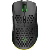 Resim Vertux Ammolite Siyah - Oyuncu Mouse Gamecharged Çift Mod Oyun Özel LED Işıklı 16.000 Dpı 