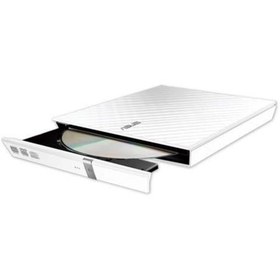 Resim ASUS 8x SDRW-08D2S-U USB 2.0 Slim Harici DVD Yazıcı Beyaz 