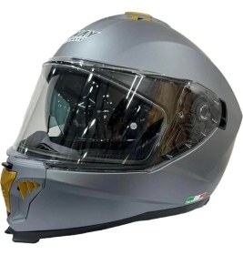 Resim Sway Sw 865 Solıd Matt Grey Full Face 