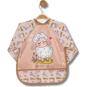 Resim Bebechi Bambino Kids Uzun Kollu Mama ve Aktivite Önlüğü Kuzu (6-24 Ay) 