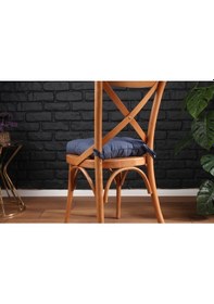 Resim Altınpamuk Altınpamuk Lüx Pofidik Petrol Sandalye Minderi Özel Lüx Dikişli B 