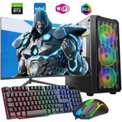 Resim i5 12400F 16GB DDR4 1TB m2 8GB RTX3050 24\ Monitörlü Oyun Bilgisayarı 
