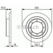 Resim Bosch 0986479A93 Arka Fren Aynası (Diski) Master Iıı 2.3dcı 10-(Çift Teker) 432067943R 
