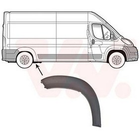 Resim 2014-2020 Peugeot Boxer Arka Çamurluk Ağzı Plastiği Sağ Dodik Oem No: 8547.x7 