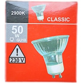 Resim Liğtex 50W 230V 3000K GU10 Halojen Çanak Ampul 