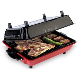 Resim SNB Büyük Boy Elektrikli Izgara - Berlin Gurme Izgara - Barbekü - Elektrikli Barbekü / Mangal - 1100w 