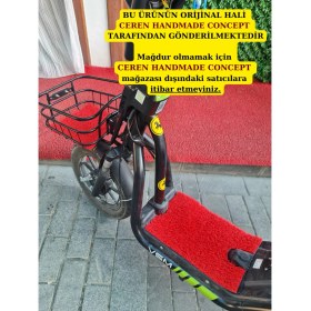 Resim Vsm Uyumlu Paspas ve Ön Sepet Paspası, Ikili Vsm Paspas, Elektrikli Bisiklet Aksesuar, Vsm Paspas 