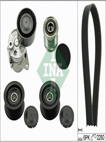 Resim İna 529011521 Kanalli Kayis Seti (6PK2260. KUTUKLU. ALTERNATOR KASNAKLİ) Vıano W639 2020019 (WM489586) 