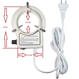 Resim Zapex Led-56 Stereo Mikroskop Aydınlatıcı Led Halka Işık Kaynağı 12v - 4.5w 