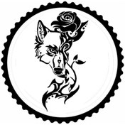 Resim Genel Markalar Kurt Ve Gül Tasarım Sticker 10 x 10 cm 