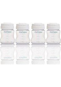 Resim Mamajoo PP Anne Sütü Saklama Seti 4 x 150 ML 
