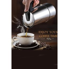 Resim Ocak Üstü 9 Cup Fincan 450 ml Moka Pot Espresso CIN285-9 
