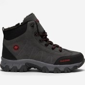 Resim Liger Soğuk Geçirmez Unisex Uzun Outdoor Trekking Bot Ayakkabı Gri 