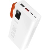 Resim Powerway Pd 22.5W 20.000 Mah 3.0 Hızlı Şarj (Gerçek 20.000 Mah Garantili) QC20 Beyaz Powerbank 