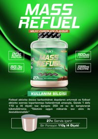 Resim SSN Mass Refuel 3000g - Çikolatalı Karbonhidrat (Kilo Aldırıcı) 
