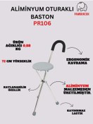 Resim pambukcuk 3 Ayaklı Oturaklı Baston Tabure 