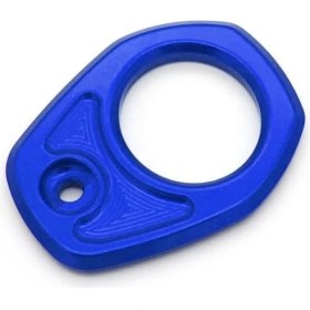 Resim Yamaha Xmax Ironmax Techmax 250-300 2018-2025 Egzoz Ucu Cnc Aksesuar Kapak Mavi 