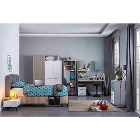 Resim Cross Bazalı Ve Karyolalı Genç Odası Takımı 