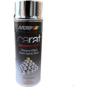 Resim Motip Carat Krom Efekt Akrilik Sprey Boya 400ml. 