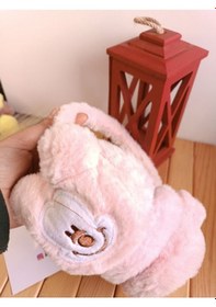 Resim Minnie Mause Figürlü Peluş Kulaklık Taç - Pembe Çok Renkli 