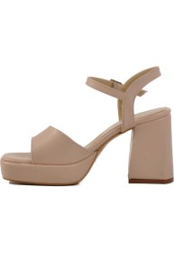 Resim Ayakmod 284091 Z Bej Kadın Platform Topuk Ayakkabı 