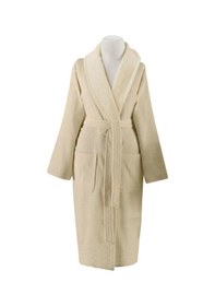 Resim Taç Şalyaka Pamuk Bornoz Camel S/m Camel 