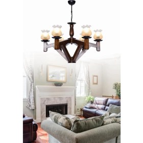 Resim Trendylight Ilke 6 Lı Ahşap Modern Ahşap 