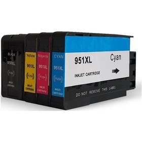 Resim Hp Officejet Pro 8100 4 Renk Kartuş Seti Bk8681986498221 Photoink 