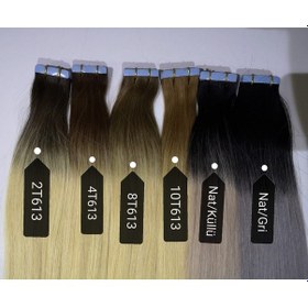 Resim Mikro Bant Saç Kaynak.Mikro Tape Hairextensions.Saç Kaynak 